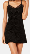 International ConceptsBurnout Lace-Trim Velvet Chemise by Vanessa Jane