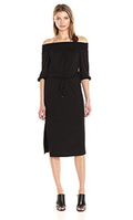 Ella Moss Womens Essential Bella Off The Shoulder Dress, Black, Size Small by Vanessa Jane