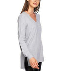 1.State Womens Split-Sleeve V-Neck Top, Size Medium by Vanessa Jane