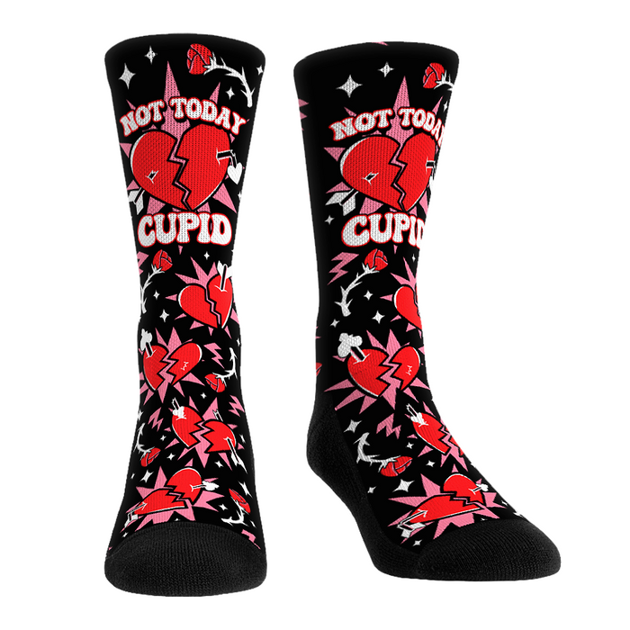 Valentine's Day - Not Today Cupid by Rock 'Em Socks
