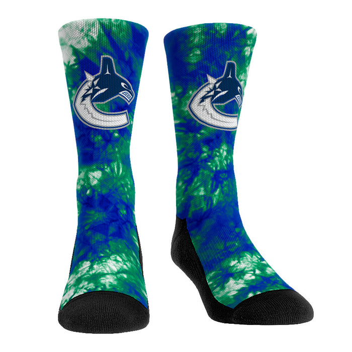 Vancouver Canucks - Team Tie Dye by Rock 'Em Socks