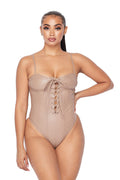 Vegan Leather Bodysuit {Available in Two Colors} by The House of Stylez