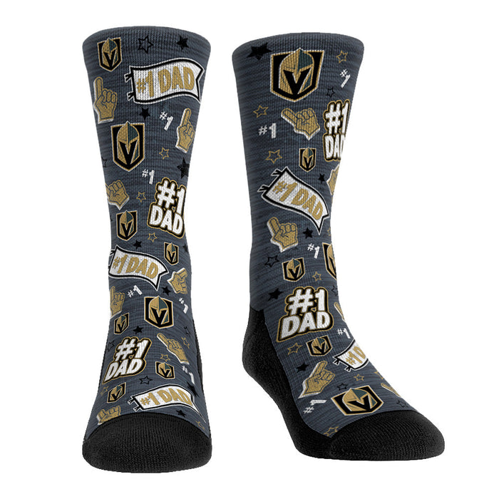 Vegas Golden Knights - #1 Dad by Rock 'Em Socks