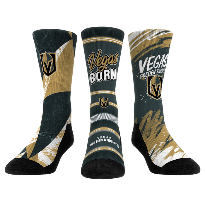 Vegas Golden Knights - Power Play 3-Pack by Rock 'Em Socks