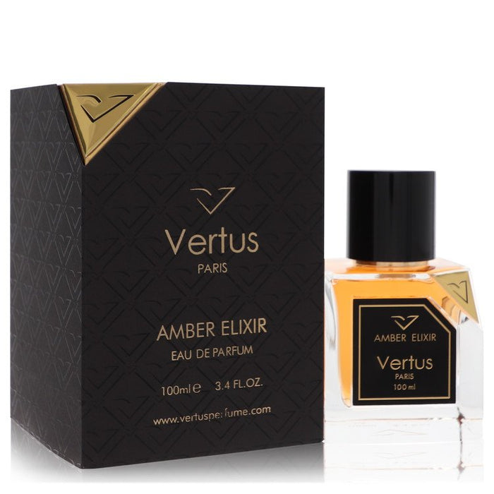 Vertus Amber Elixir by Vertus Eau De Parfum Spray (Unisex) 3.4 oz for Men by Avera Group
