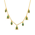 Verona Tulip Necklace - Turquoise by Christina Greene