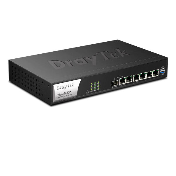 IN STOCK! DrayTek Vigor-2952P Dual-WAN High Performance Broadband VPN Firewall Router With PoE by Silarius