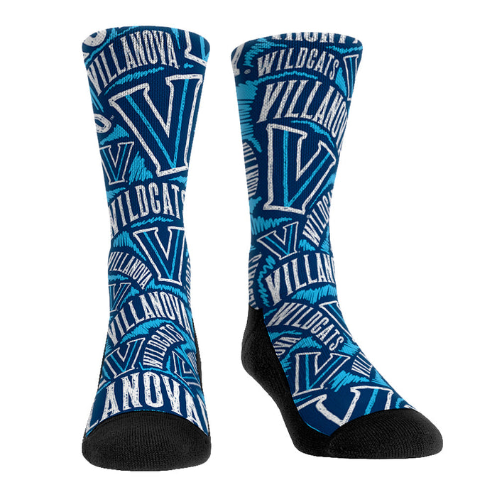 Villanova Wildcats - Logo Sketch by Rock 'Em Socks