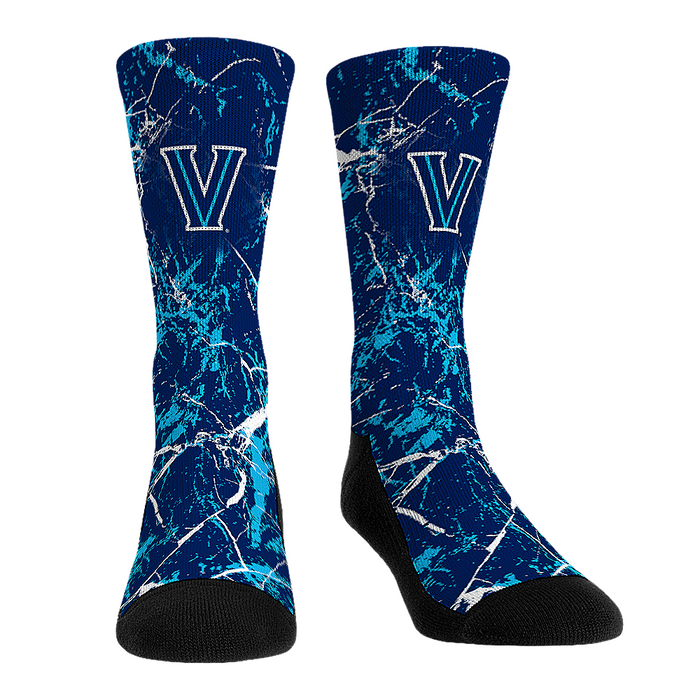 Villanova Wildcats - Cracked Marble by Rock 'Em Socks