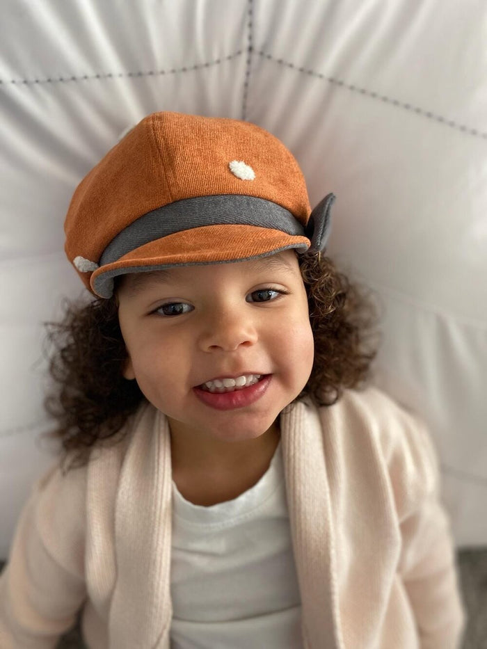 Classic French Beret for Toddlers – Stylish Kids Fashion Hat with Breathable Elastic Stretch by ozznekshoes
