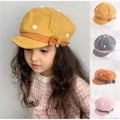 Classic French Beret for Toddlers – Stylish Kids Fashion Hat with Breathable Elastic Stretch by ozznekshoes