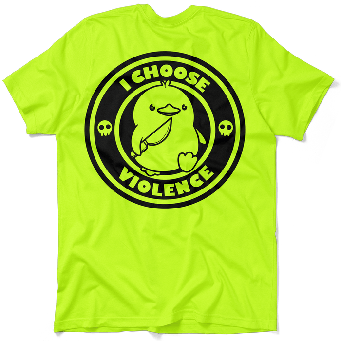 Violence - Safety Yellow T-Shirt by Armed American Supply