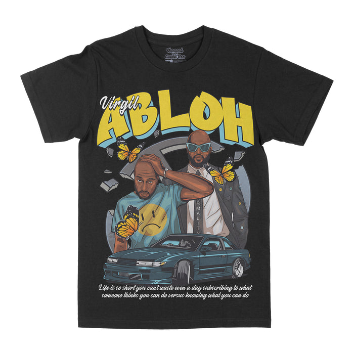 Virgil Abloh "Wasted Days" Graphic Tee by Obsessed with graphic tees