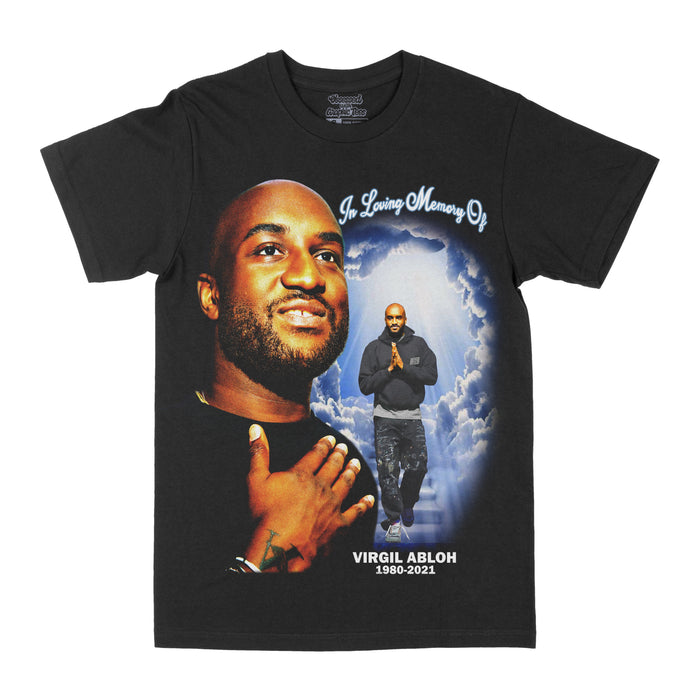 Virgil Abloh "In Memory Of" Graphic Tee by Obsessed with graphic tees