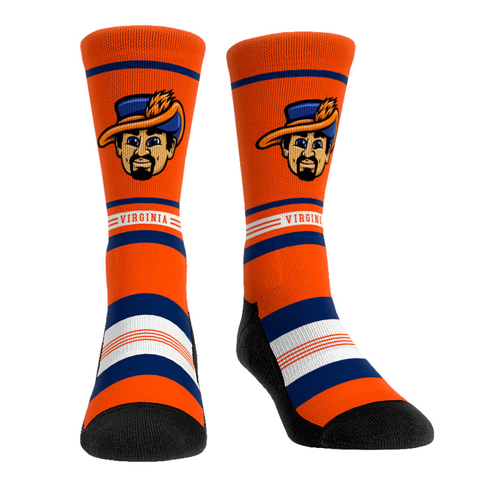 Virginia Cavaliers - Game Face Mascot by Rock 'Em Socks