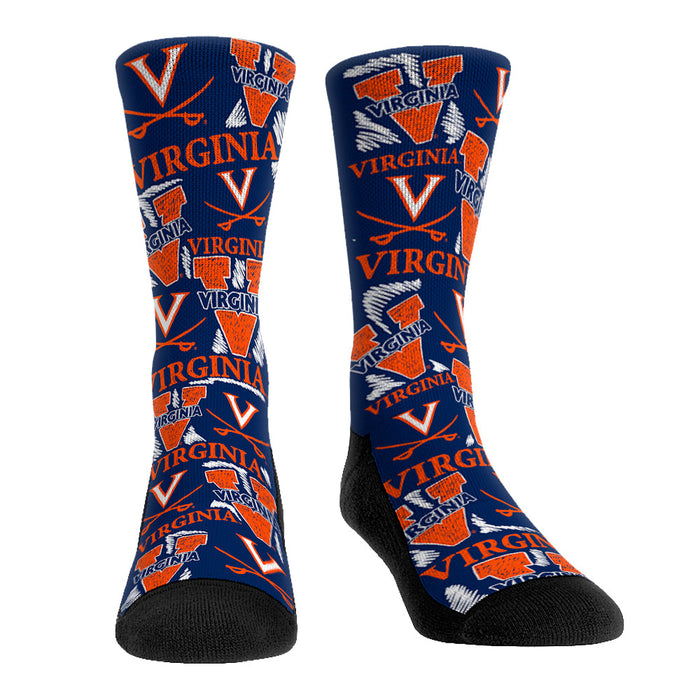 Virginia Cavaliers - Logo Sketch by Rock 'Em Socks