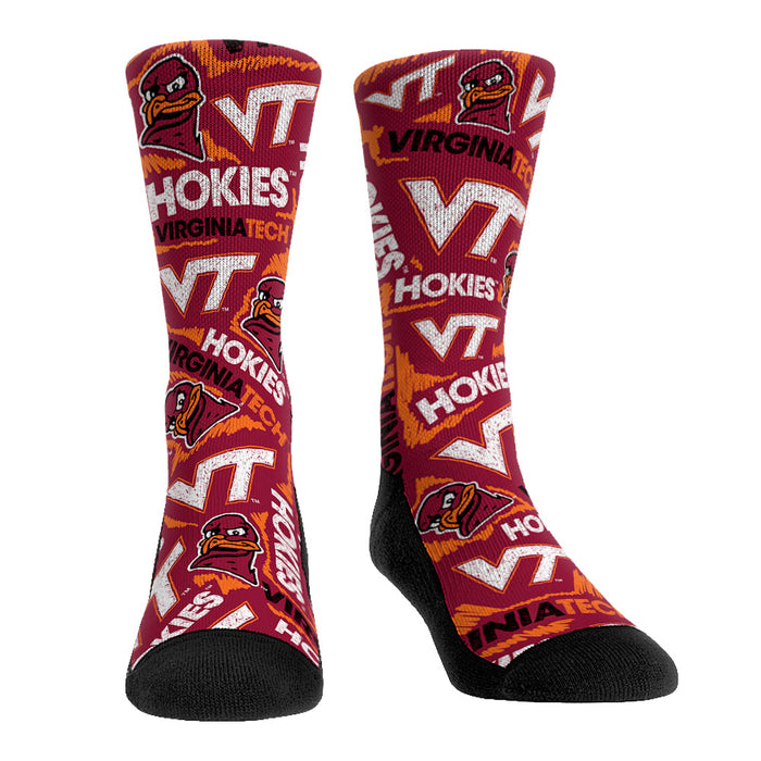 Virginia Tech Hokies - Logo Sketch by Rock 'Em Socks
