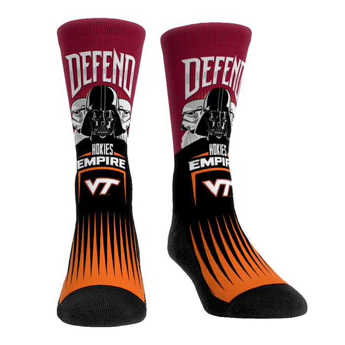 Virginia Tech Hokies - Star Wars - Defend The Empire by Rock 'Em Socks