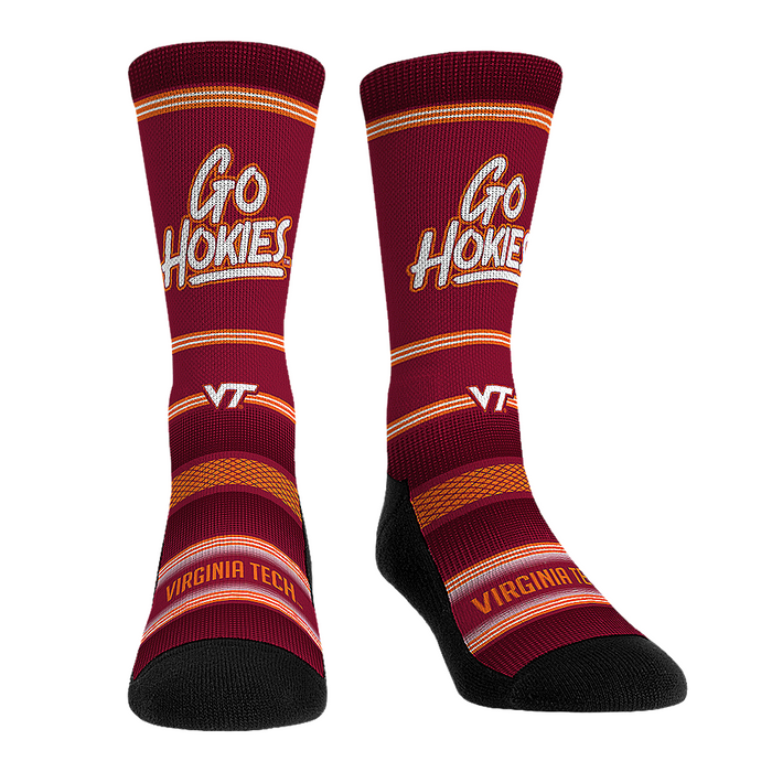 Virginia Tech Hokies - Go Hokies by Rock 'Em Socks