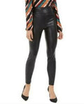 Inc Faux-Leather Skinny Pants, Size 10 by Vanessa Jane