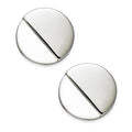 Alfani Gray Acrylic Round Button Earrings by Vanessa Jane