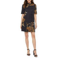 Robbie Bee Petite Bow-Back Printed Trapeze Dress, Size 10 by Vanessa Jane