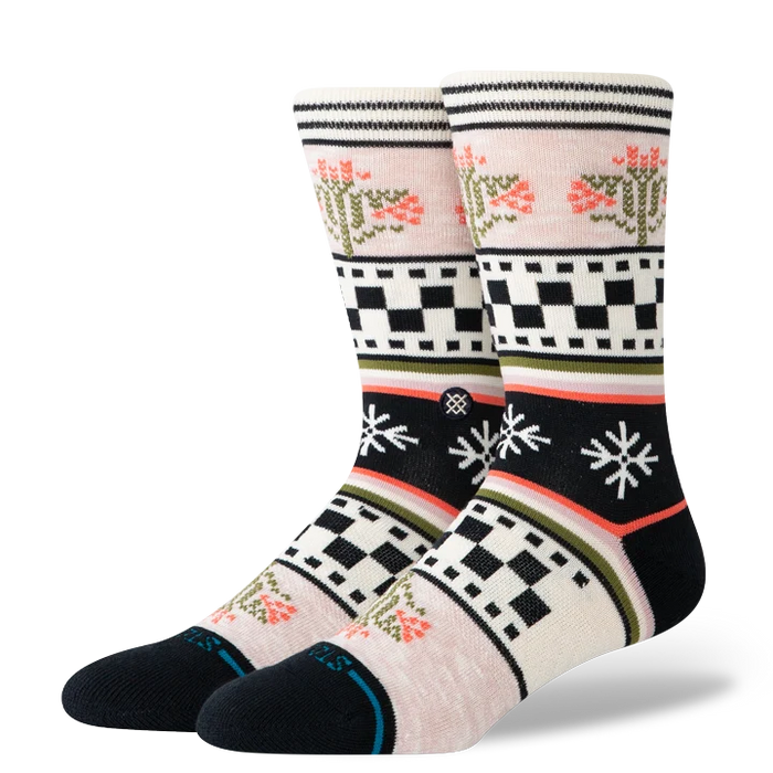 Stance Winterbloom Crew Sock - Lilac by Swell-O-Phonic