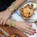 Water Lily Cuff - Turquoise by Christina Greene