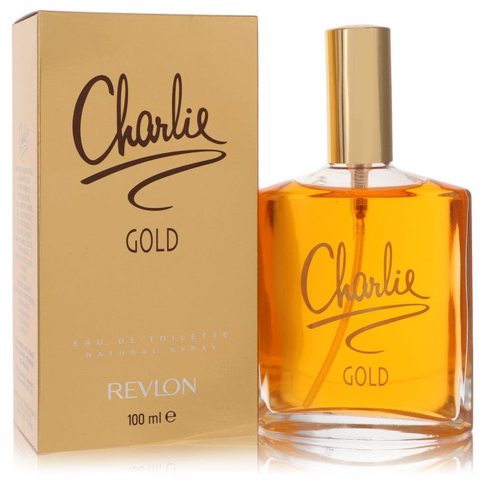Charlie Gold by Revlon Eau De Toilette Spray 3.3 oz for Women by Avera Group