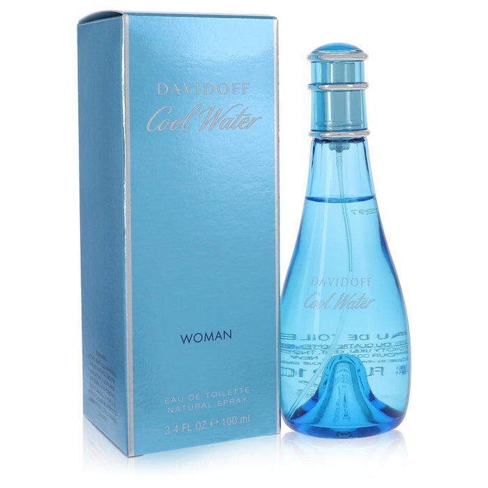 Cool Water by Davidoff Eau De Toilette Spray 3.4 oz for Women by Avera Group