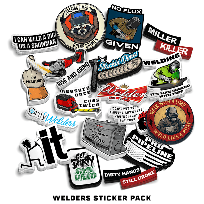 Welders Sticker Pack by Armed American Supply