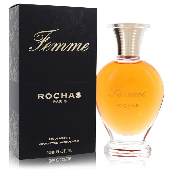 Femme Rochas by Rochas Eau De Toilette Spray 3.4 oz for Women by Avera Group