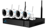 Silarius SIL-4CHNVRWIFI8MPKIT4 AI 4CH 8MP WiFi kit, 4K, 3.6mm lens (NDAA Compliant), 4TB HDD