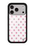 Polka Dot | White and Pink iPhone Case