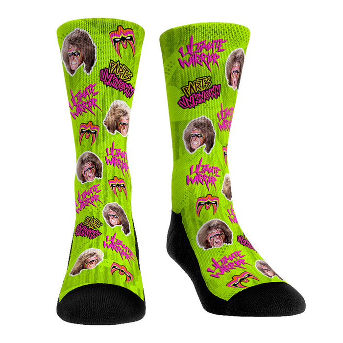 Ultimate Warrior - Faces All-Over by Rock 'Em Socks