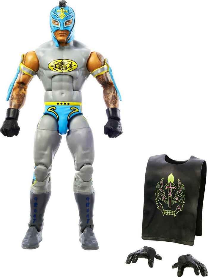 Mattel WWE Elite Collection 2022 Top Picks Rey Mysterio 6-Inch Action Figure, Blue/Grey by Price Is Right Miami
