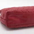 Chanel Matelasse Lambskin Chain Shoulder Bag Red Gold Metal Fittings 1328599 #1737 by Bolt Boutique
