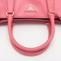 Prada Saffiano Galeria Leather Pink Tote Bag-#1940 by Bolt Boutique