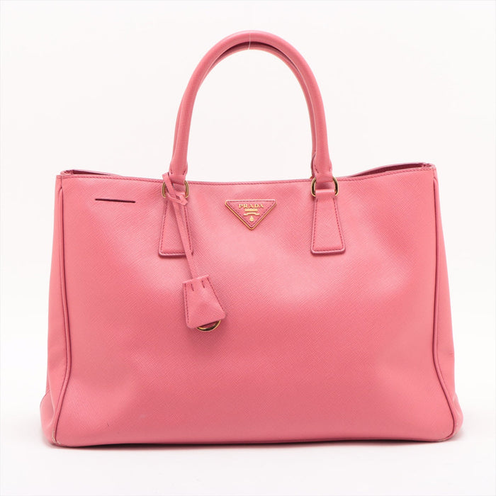Prada Saffiano Galeria Leather Pink Tote Bag-#1940 by Bolt Boutique