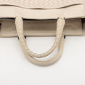 Bottega Veneta Intrecciato Leather 2 Way Handbag White #1816 by Bolt Boutique