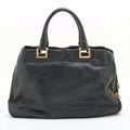 Prada Soft Calf Bow Black Tote Bag - #1937 by Bolt Boutique