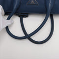 Prada Vitello Daino Leather 2 Way Handbag Navy Blue BN2693 #1981 by Bolt Boutique