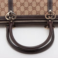 Gucci GG Canvas Canvas &amp; Leather Shoulder bag Beige #2212 by Bolt Boutique