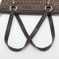 Fendi Zucchino Canvas &amp; Leather Shoulder bag Brown 8BH196 #2328 by Bolt Boutique