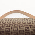 Fendi Zucchino Mamma Baguette Canvas &amp; Leather Handbag Brown #2445 by Bolt Boutique