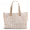 Chanel New Travel Line Nylon &amp; Leather Tote bag Beige Gold Metal Fittings 10249875 #2447 by Bolt Boutique