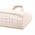 Chanel New Travel Line Nylon &amp; Leather Tote bag Beige Gold Metal Fittings 10249875 #2447 by Bolt Boutique
