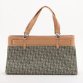 Christian Dior Diorissimo Trotter Canvas &amp; Leather Tote Bag Green x Beige #2516 by Bolt Boutique