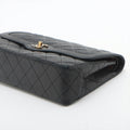 Chanel Paris Limited Matelasse Lambskin Double Flap Double Chain Black Gold Metal Fittings 0 Series #2515 by Bolt Boutique