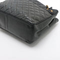 Chanel Matelasse Lambskin Shopping Tote Shoulder Bag Black Gold Metal Fittings 1 Series #2525 by Bolt Boutique